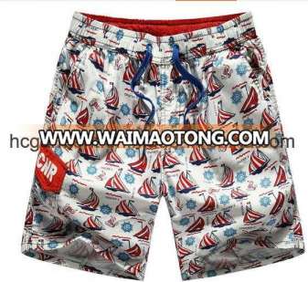 Nylon Fabric Boards Shorts, Man′s Sailing Printed Beach Shorts