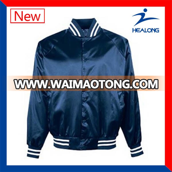 Healong Factory Price College Baseball Jacket