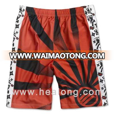 Knitted Digitally Printed Wholesale Any Sportswear Lacrosse Wear Shorts